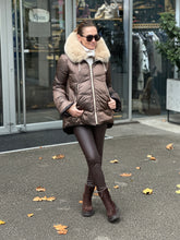 FLO CLO JAKNA CLIZIA DOUBLE MOKA LEOPARDO