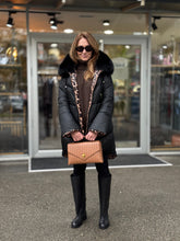 FLO CLO JAKNA ELLY 100 DOUBLE NERO LEOPARDO