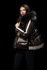 FLO CLO JAKNA MAGIC STRIPE LACCA MORO