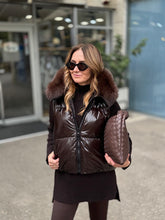 FLO CLO GILET AMINA LACCA MORO