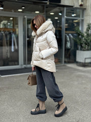 FLO CLO JAKNA CLIZIA PERLAREFLEX BEIGE