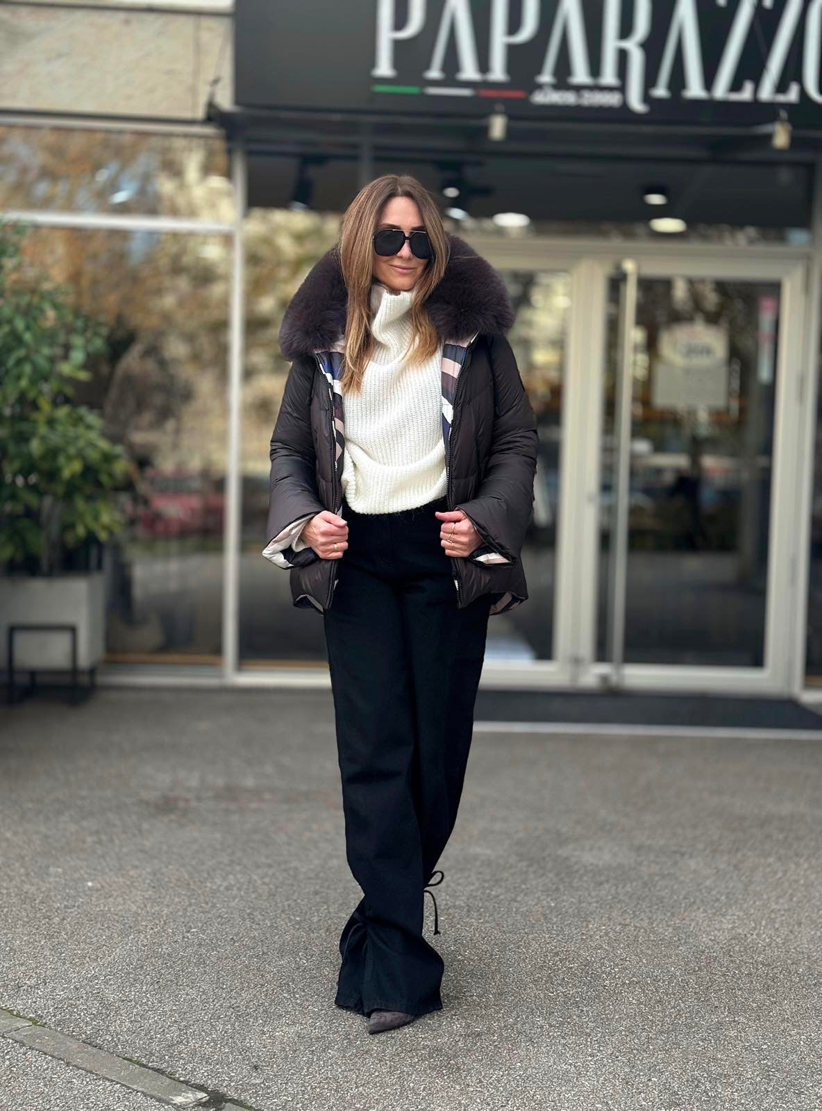 FLO CLO JAKNA CLIZIA DOUBLE FONDENTE PUCCI BLU