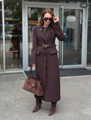 RAFAELO KAŠMIR KAPUT 2657 KAHVE