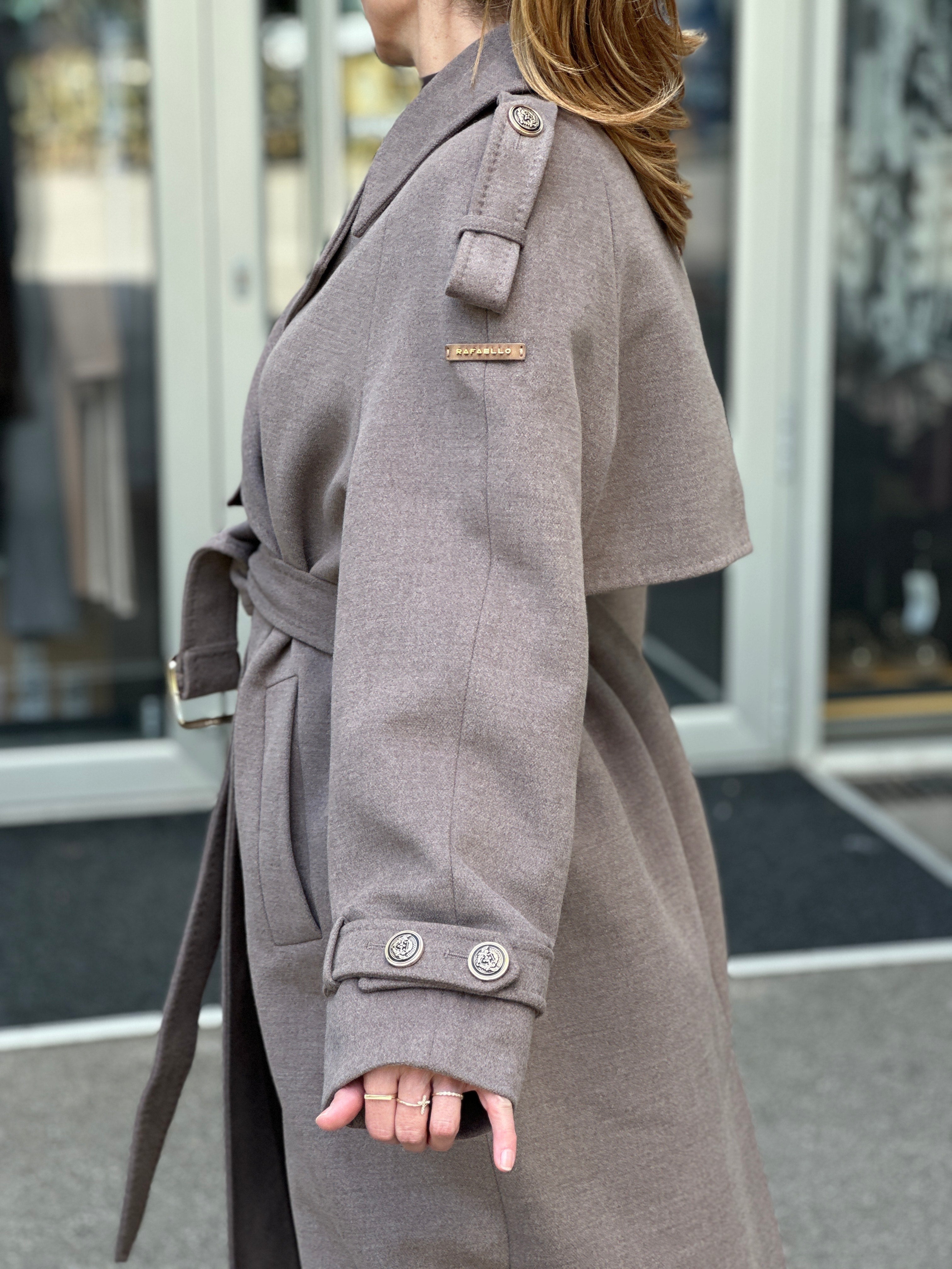 RAFAELO KAŠMIR KAPUT 2464 BEIGE
