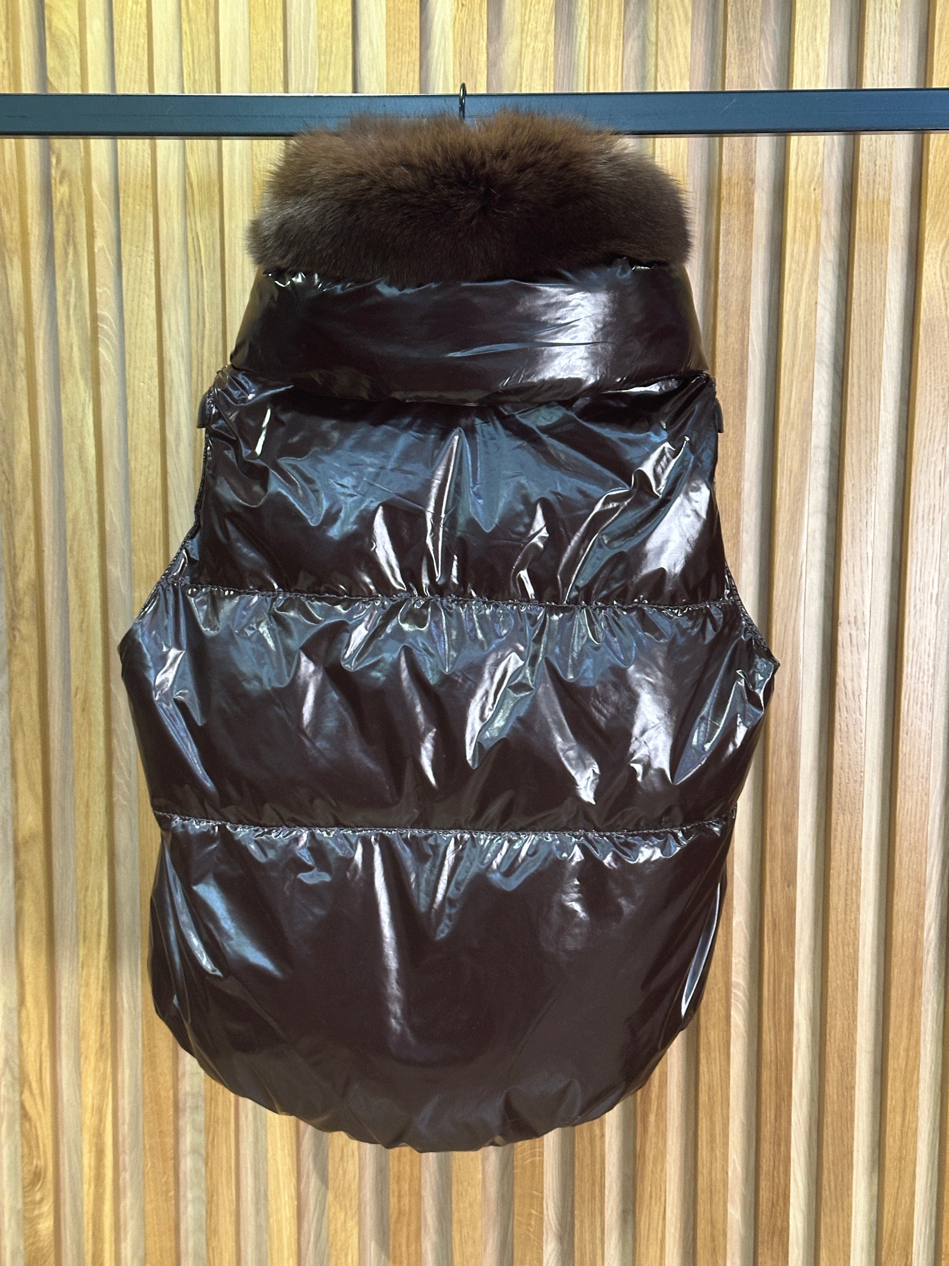 FLO CLO GILET AMINA LACCA MORO