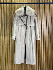 FLO CLO JAKNA KARMEN LUNGO PELLE BEIGE