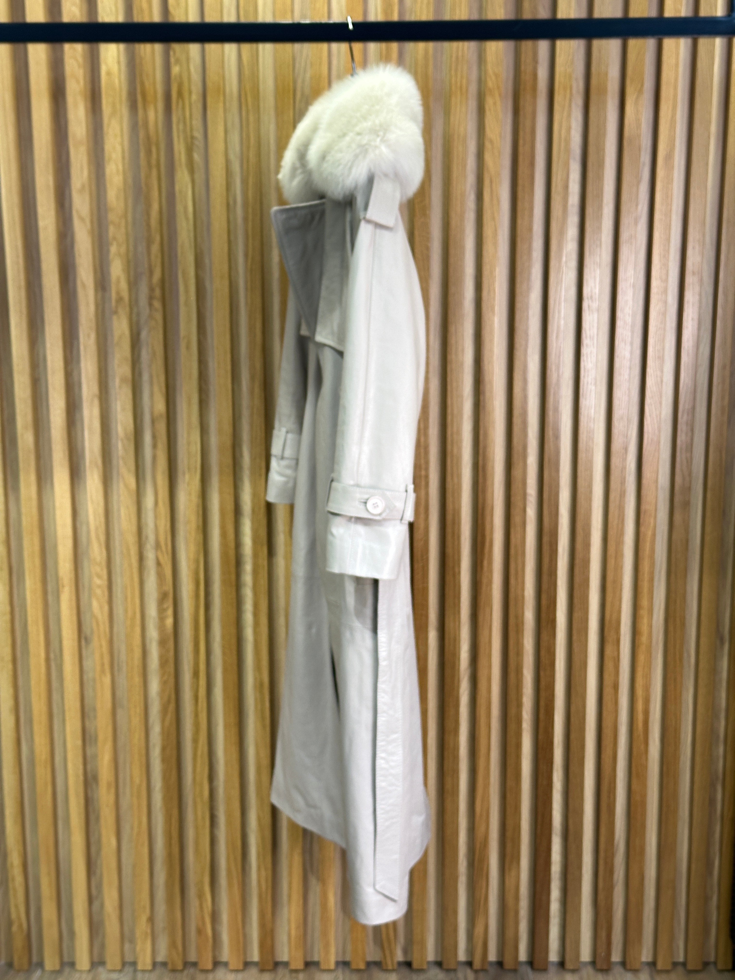 FLO CLO JAKNA KARMEN LUNGO PELLE BEIGE