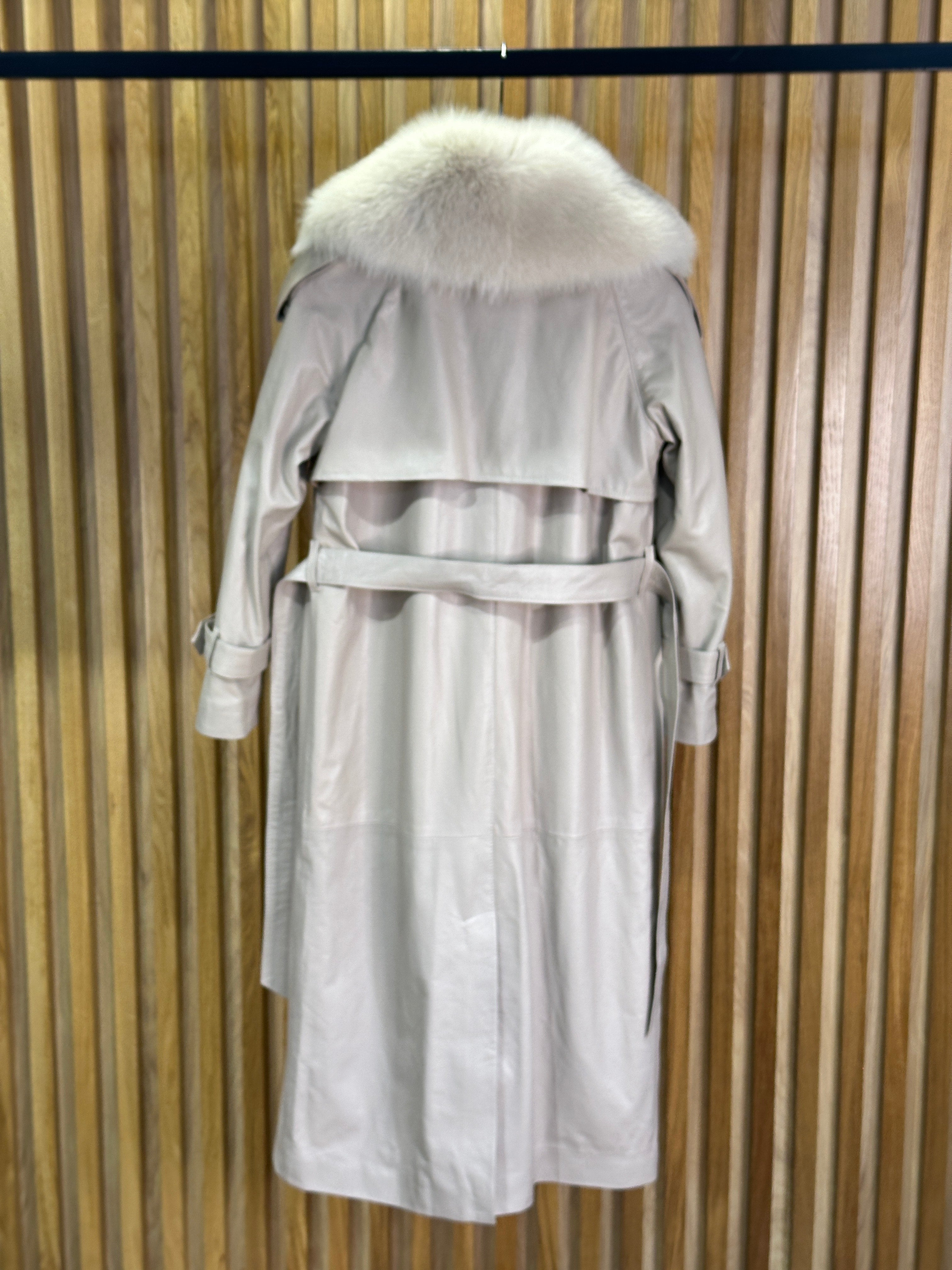FLO CLO JAKNA KARMEN LUNGO PELLE BEIGE