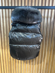 FLO CLO GILET AMINA LACCA MILITARE